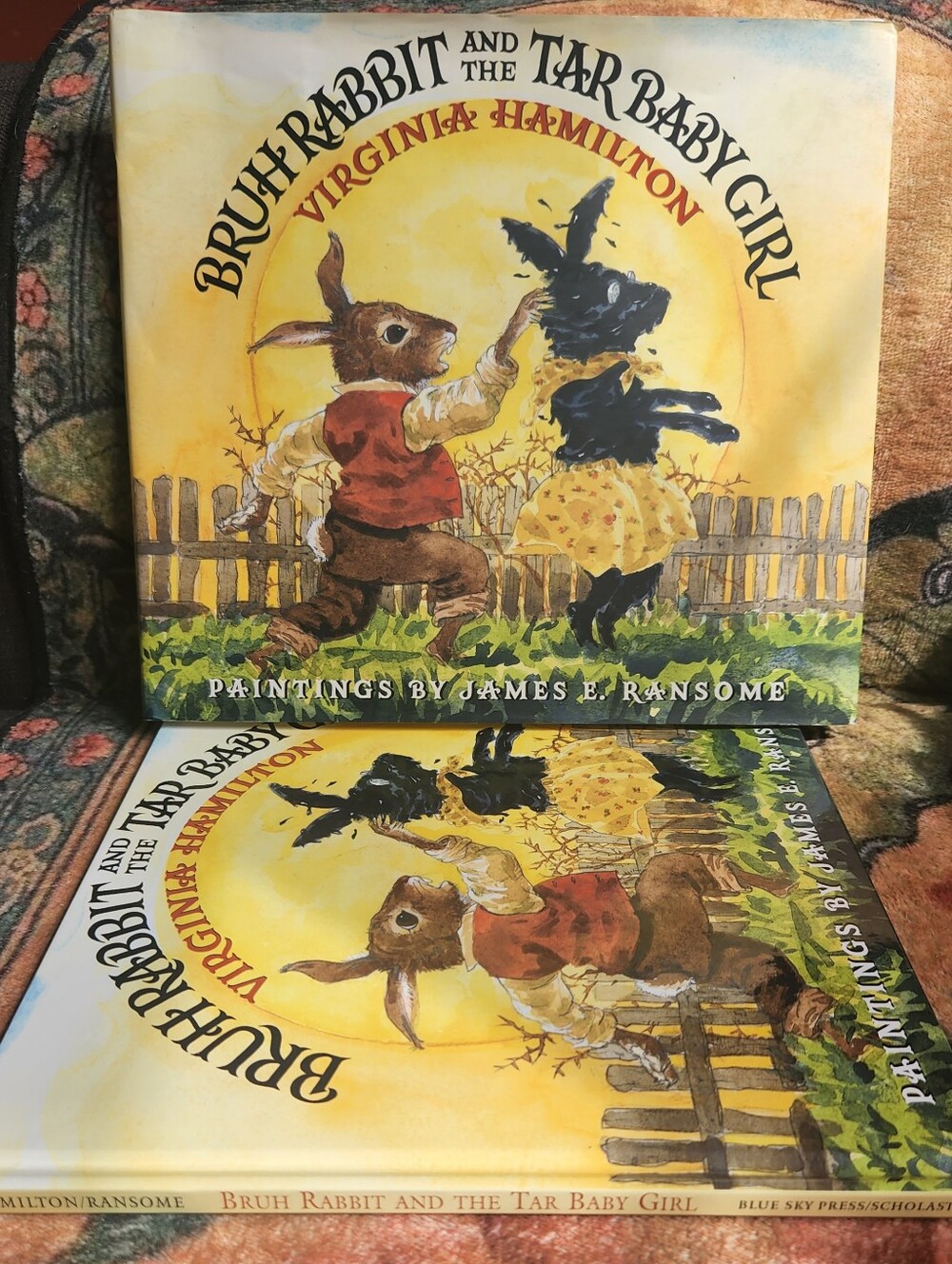 First Edition children's folklore picture book Bruh Rabbit and the Tar Baby Girl